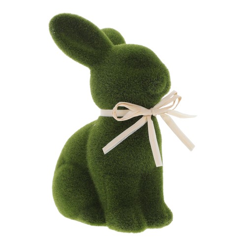 Flocked bunnies easter - easter, bunny