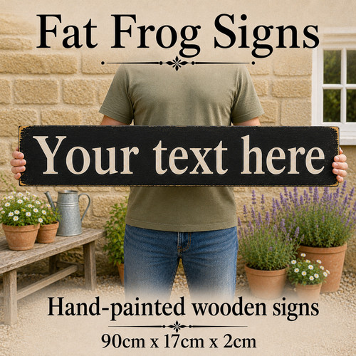 Personalised sign large custom - personalised,