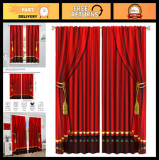 Red Theater Curtains 84x84in |