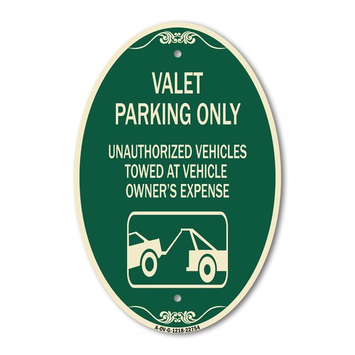Valet parking only - valet,