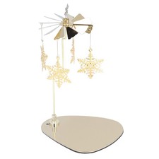 Romantic European Style Stainless Steel Rotating Candle Holder For Home