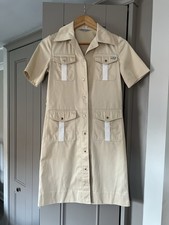 Vintage 70s Finnish Safari Style Dress Size 10