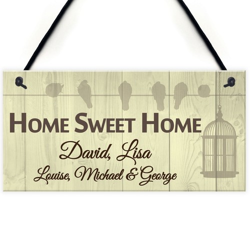 Personalised home sweet - home,
