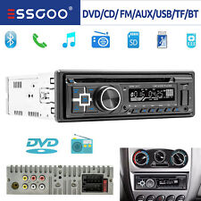 Car Stereo Radio CD DVD MP3 Player Bluetooth Hands Free AUX USB FM Single 1 DIN