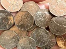 Extremely Rare 50p and Very Rare and Valuable Coins - 50 PENCES - REDUCED!