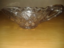 Vintage art deco pressed glass