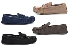 Mens Suede Slippers Mens Extra