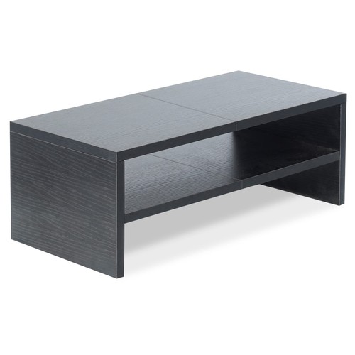 Tiers wooden desktop - wooden, monitor
