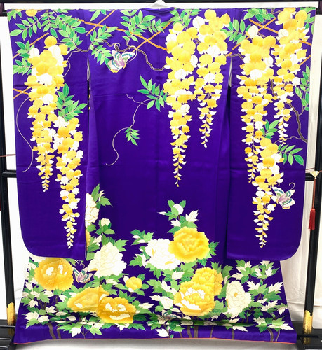 Japanese vintage kimono - japanese,