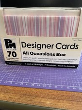Papermania Designer Card Blanks 70 Cards With Envelopes A6 14 Designs, 5 Of Each
