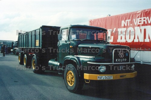 Truck photo krupp - photo, drawbar