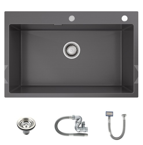 Top mount single - bowl, kitchen