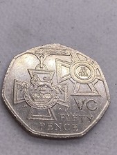 A Rare 2006 Victoria Cross, 50p Coin 