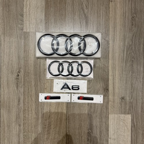 Audi gloss black badge - a6,