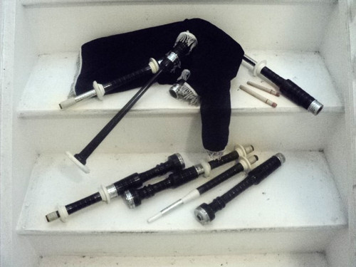 Vintage bagpipes untested - vintage,
