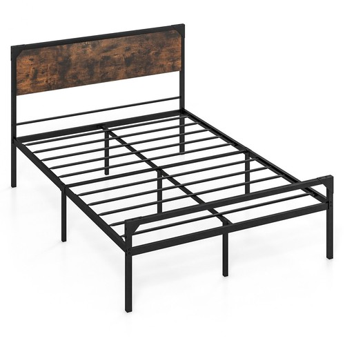 Double metal bed - metal,