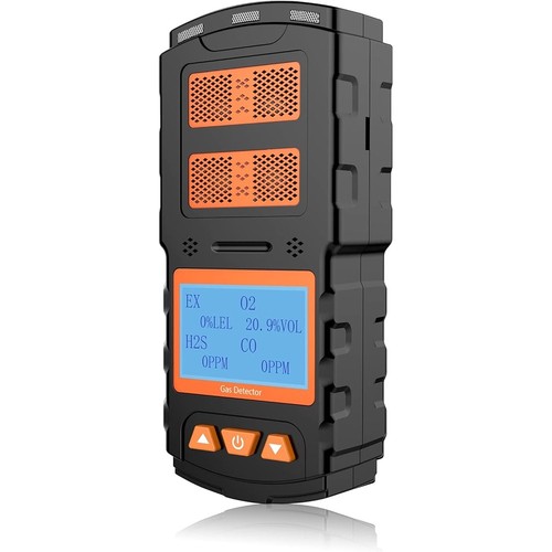 Gas detector rechargeable 4 - gas,