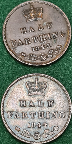 Half farthings 1843 - 1843,,