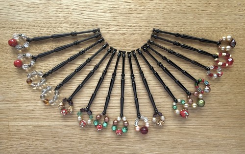 Ebony lace bobbins - ebony,