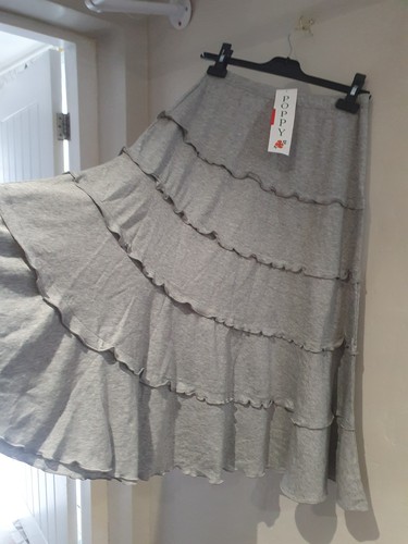 New poppy pretty grey ruffle - new,