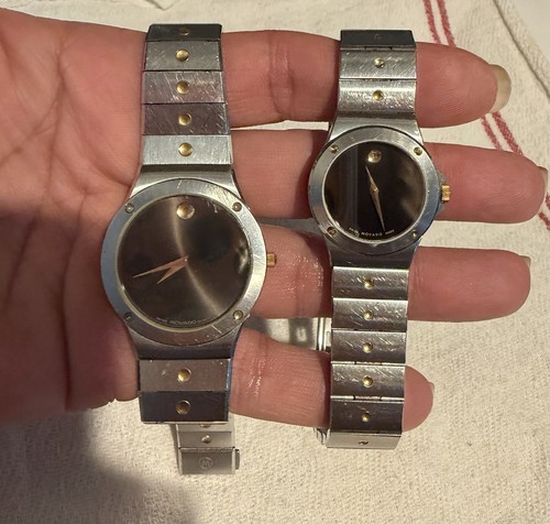 Pair vintage movado - vintage, museum