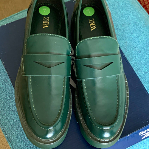 Zara ladies green bullhide - ladies,
