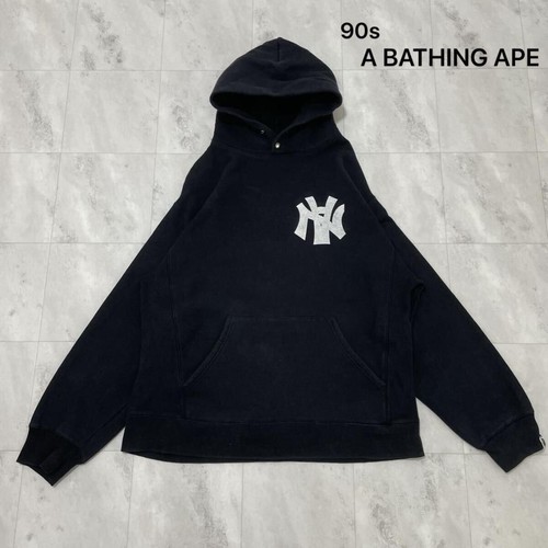 Vintage 90s bape black - vintage,