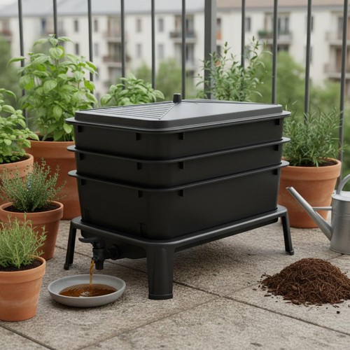 Worm compost bin kitchen - bin,