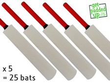 Miniature Cricket Bats x 25, Mini Autograph, 16.5 inch, 7 Colours, Free Postage
