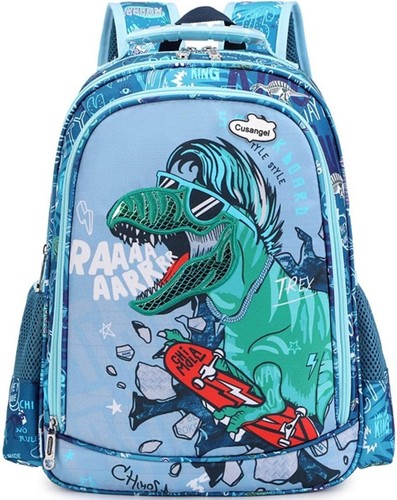 Dinosaur blue backpack - dinosaur,