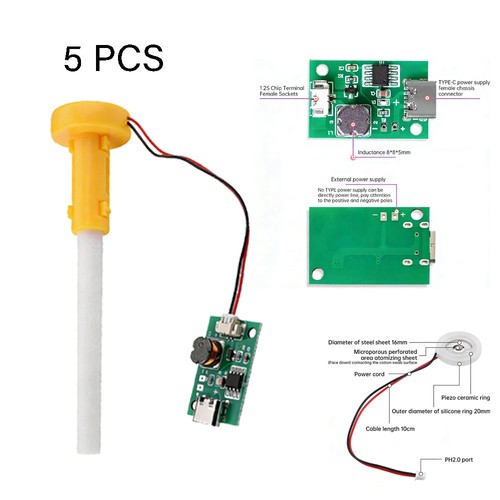 Type ultrasonic mist - dc, 5v