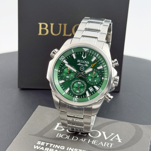 Men bulova marine star - bulova, green