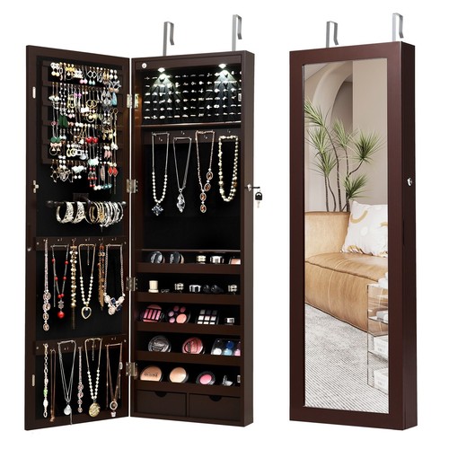 Mirror jewelry cabinet - in,