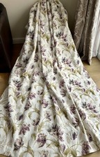 FABULOUS QUALITY BESPOKE ORIGINAL LAURA ASHLEY GOSFORD PLUM LINEN CURTAINS