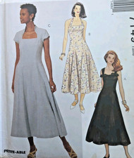 Vintage 1990s McCall's 7149 Occasion Dress Sewing Pattern B31.5-32.5-34"