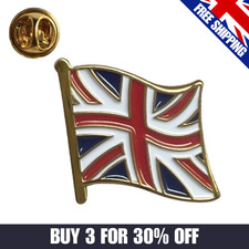 Union Jack Pin Badge Lapel
