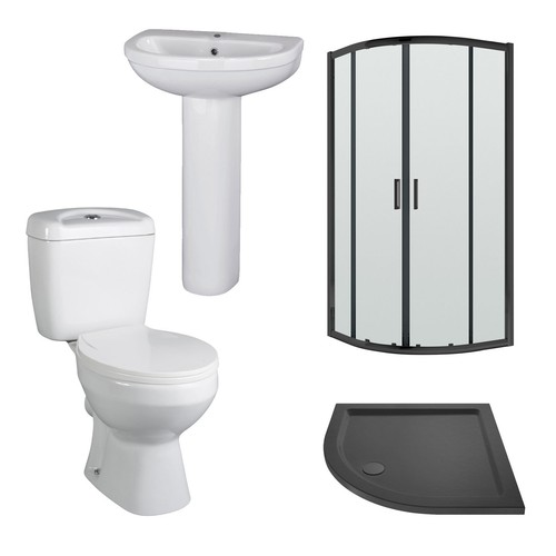 Bathroom quadrant 900mm shower - 900mm,