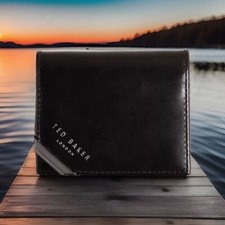 Ted Baker - Black Leather Card Holder/Wallet. BNIB.