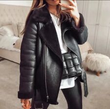 ZARA BLACK FAUX LEATHER