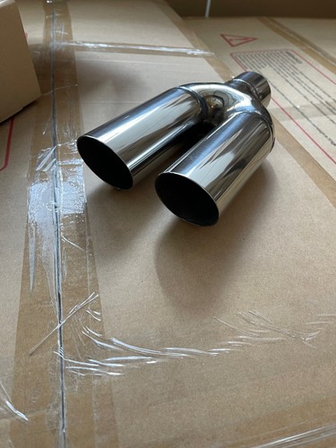 Universal twin exhaust tip - universal,