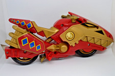 Bandai Mighty Morphin Power Rangers Motorcycle Bike Red & Gold Vintage 2002