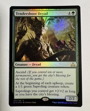 Tendershoot Dryad (Foil) Rivals of Ixalan (MTG) 147/196 magic the gathering 
