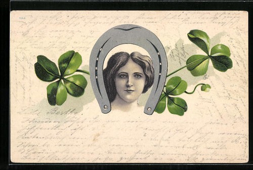 Lithograph portrait young - a,