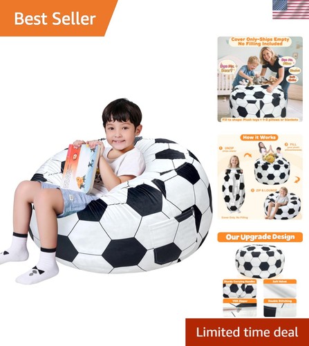 Soccer stuffed animals storage - soccer,