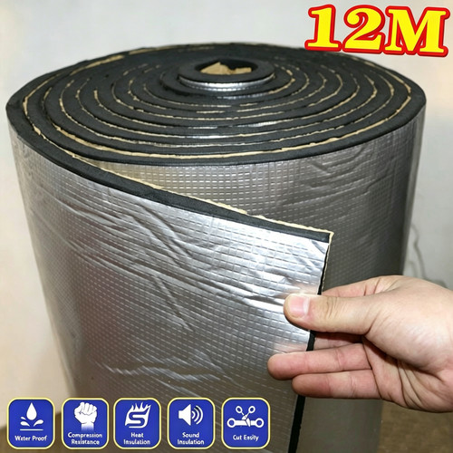 12m camper van - van, insulation
