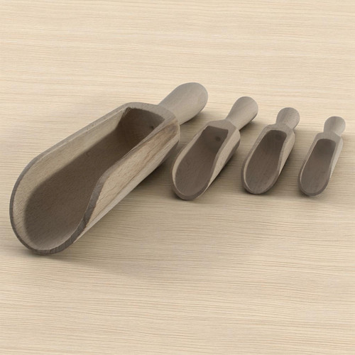 Wooden scoop beechwood spoon - wooden,