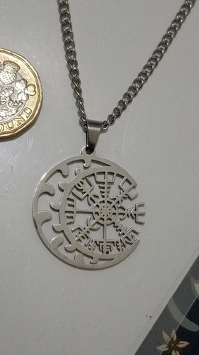 Viking pendant necklace silver - pendant,