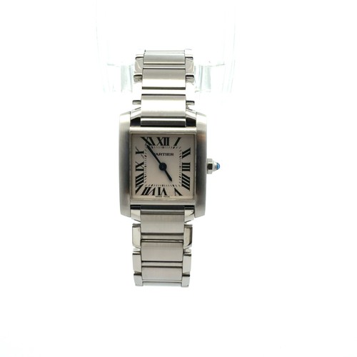 Cartier tank francaise watch - cartier,