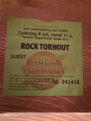 The cure concert ticket - the,