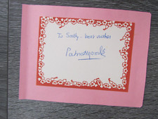 Patrick Moore TV Astronomer Presenter Original Hand Signed Autograph Book Page